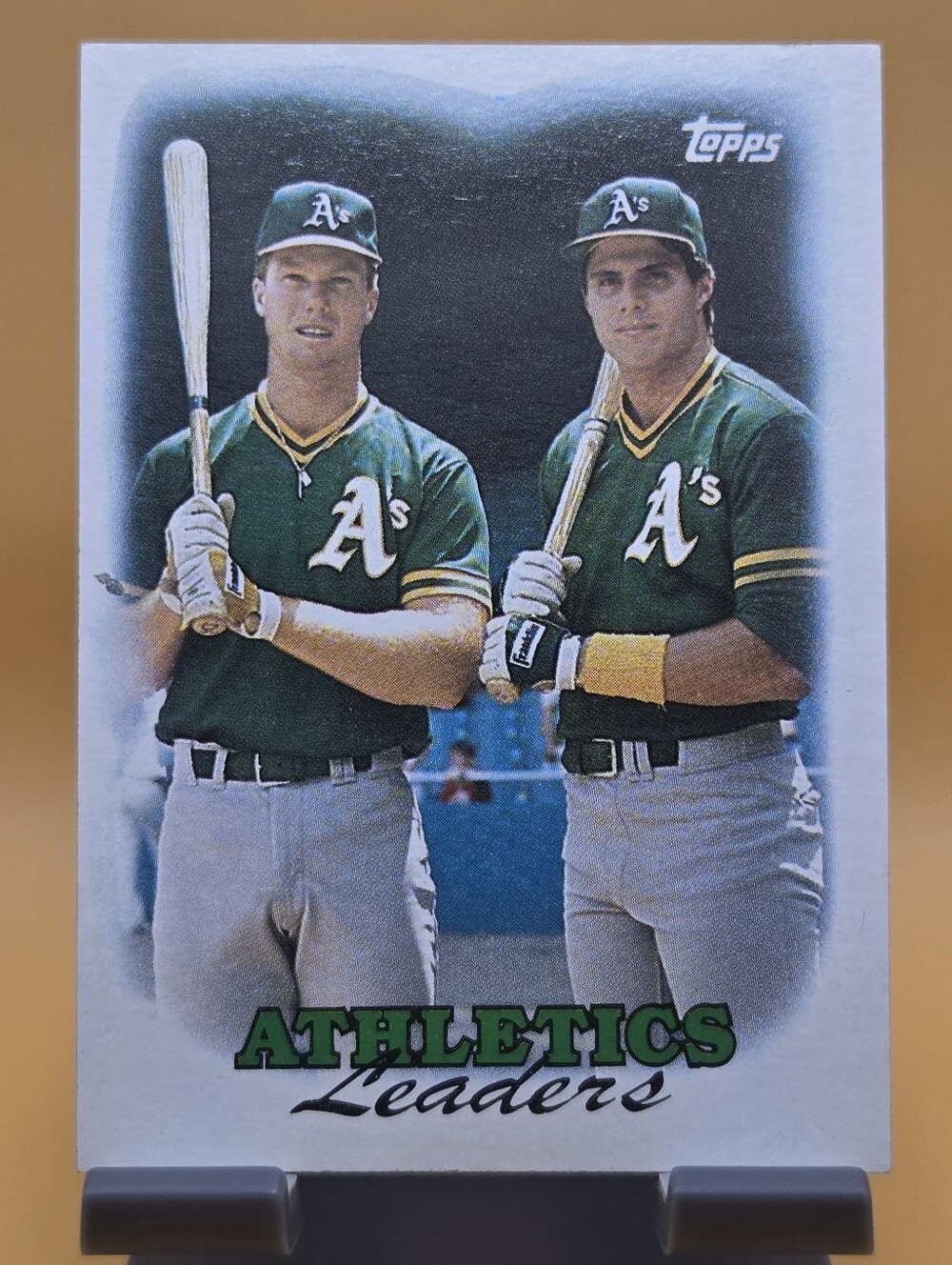 Topps Mark McGuire Jose Canseco - Oakland A's Baseball Trading Card